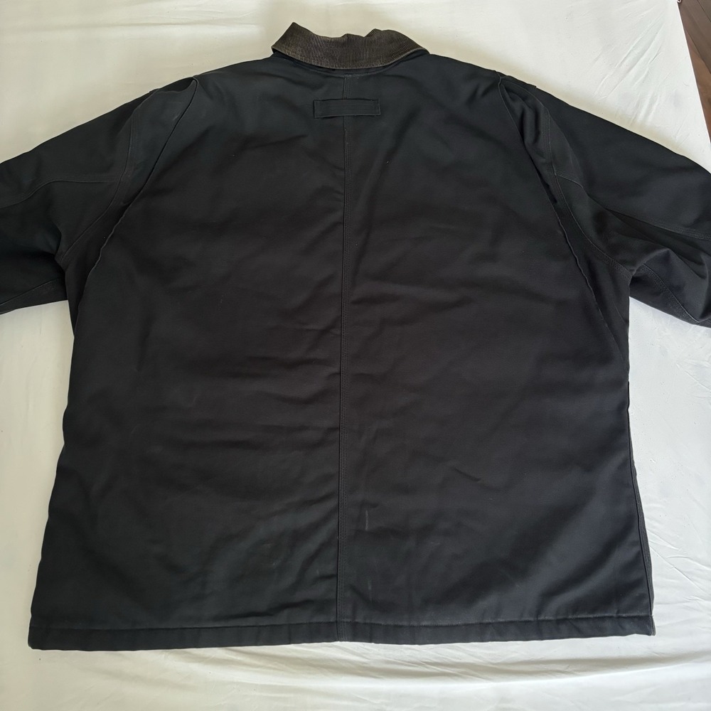 Dickies Jacket Mens 3XL Black Heavyweight Quilt Lined Field Vintage Big & Tall - Picture 9 of 16